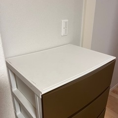 ニトリ　プラスチックタンス5段の画像