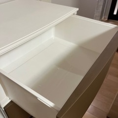 ニトリ　プラスチックタンス5段の画像