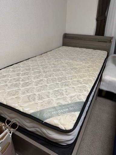 【モダンテコ】家具 ベッド シングルベッド