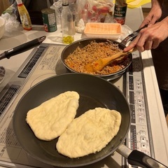7/28 いたやどばあちゃん　手作りナンとキーマカレー🍛の画像