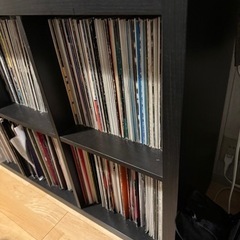 家具 収納家具 レコード棚の画像