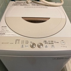 洗濯機　シャープ　