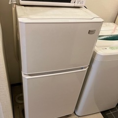 2ドア冷蔵庫Haier JR-N106の画像