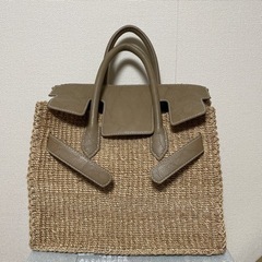 SEAかごバッグ⭐︎グレージュ⭐︎Mサイズ 週末限定価格 SEA かごバッグ グレージュ Mサイズ - メルカリ