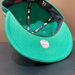 【 NEW ERA❗️】グリーン ☘️ 緑  (^ω^) ⚾️ ヤンキース 🗽 New York Yankees 🗽  帽子 . キャップ ，の画像