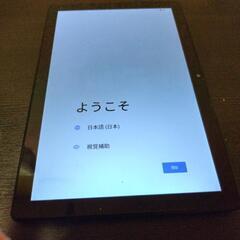 お話し中 ラスト simフリー aiwa アンドロイド  10.1インチ タブレット 未使用に近い の画像