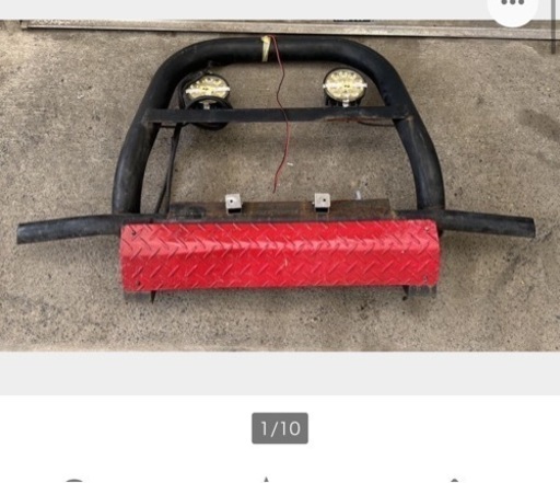 成約済み　ジムニー　JA71 フロント　バンパーガード　ウインチベース