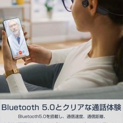 ❤️新品❤️骨伝導イヤホン bluetooth 5.0 軽量 IP54 防水の画像