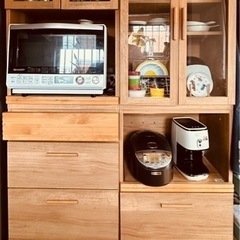 ⭐︎値下げ【Recenoインテリア】Rekitキッチン壁面収納　食器棚の画像