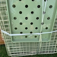 【受け渡し決まり】使用浅／キャットケージ2段の画像