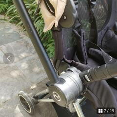 値下げ　サイベックス ミオス ベージュ 高級 付属品付 美品　ベビーカー ドイツの画像