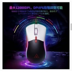 ❤️新品❤️ゲーミングマウス 有線 軽量 カスタム可能 マウス PC の画像