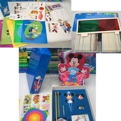 DWE ディズニー 英語システム テキスト DVD31枚 CD25枚　メイン/シング トーク プレイアロング カード パッド L1 Toys 他 ワールド オブ イングリッシュ ☆ PayPay(ペイペイ)決済可能 ☆ 札幌市 豊平区 平岸 平岸店の画像