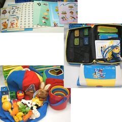 DWE ディズニー 英語システム テキスト DVD31枚 CD25枚　メイン/シング トーク プレイアロング カード パッド L1 Toys 他 ワールド オブ イングリッシュ ☆ PayPay(ペイペイ)決済可能 ☆ 札幌市 豊平区 平岸 平岸店の画像