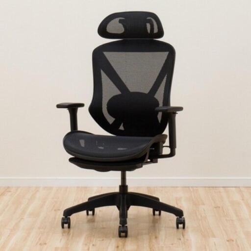 家具 椅子 チェア ニトリ リクライニングワークチェア フォリスト BK