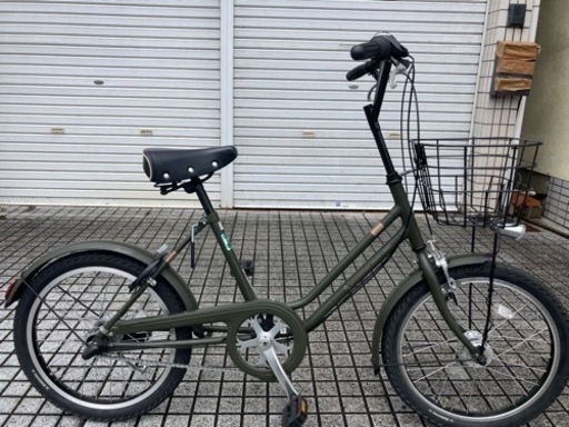 【ミニベロ】美品❗️ベガス20インチ　ブリヂストン製　ほぼ未使用❗️オートライト、3段変速付　オススメ車❗️若林自転車　膳所店　SALE中❗️