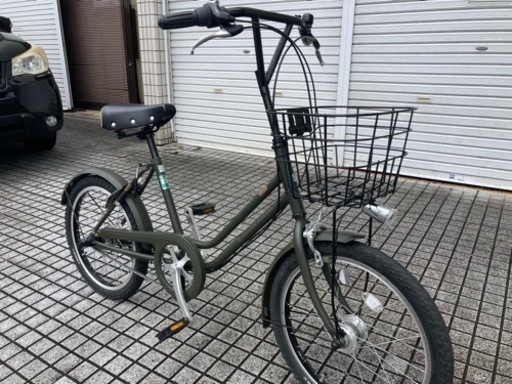 【ミニベロ】美品❗️ベガス20インチ　ブリヂストン製　ほぼ未使用❗️オートライト、3段変速付　オススメ車❗️若林自転車　膳所店　SAL