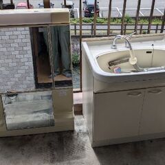 中古　洗面台　シャワーホースタイプ