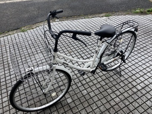 【26インチ自転車】美品❗️状態良❗️変速なし　前カゴ、鍵新品❗️スペアキーあり　若林自転車　膳所店　SALE中❗️