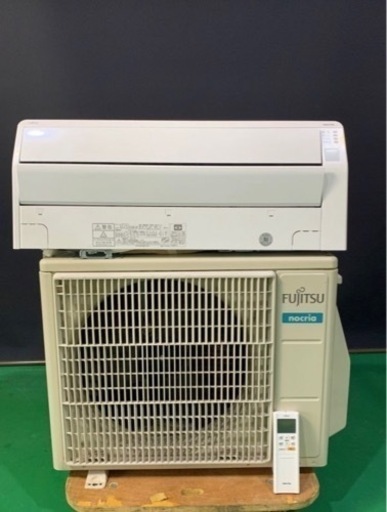 ルームエアコン 富士通 nocria おもに6畳用 FUJITSU 21年製 リモコン付き