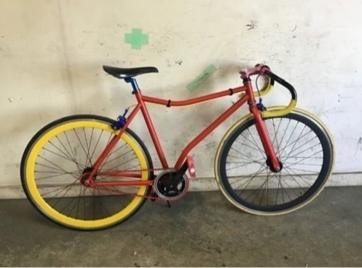 558★岐阜発　△HIGH VOLTAGE/ハイボルテージ/ピストバイク/シングルスピード/自転車/走行確認/傷汚れ有り/サイズ530/現状品　R5.10/11★y