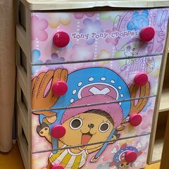 訳アリ！ワンピース　チョッパー　収納タンス　4段