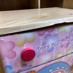 訳アリ！ワンピース　チョッパー　収納タンス　4段の画像