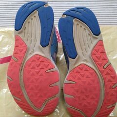 New Balance　スニーカーHANZO V　水色 17.0の画像