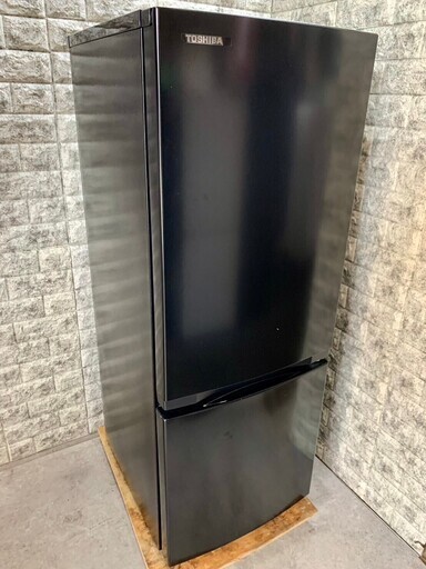 大阪送料無料★3か月保障付き★冷蔵庫★2023年★東芝★２ドア★GE-U15BS(K)★R-142