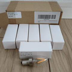 ※お取引中※LED フィラメントバルブ/シャンデリア電球/6個ま...