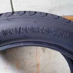 【お取引終了！】★(O-8)軽乗用車用165/55R15の4本セット！工賃等全て込み4本22,000円の画像