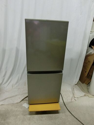 AQUA 2ドア冷蔵庫 AQR-13K(S) 2021年製 126L『46L大容量フリーザー!!』耐熱100°Cテーブル