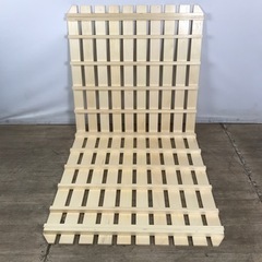 86 すのこ シングルベッド 2枚セットの画像
