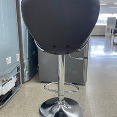 ★ジモティ割あり★  カウンターチェア ブラウン H×D×W クリーニング済み TJ7104の画像