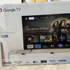 チューナーレステレビ 43V型 4K Google TV ネット動画対応の画像