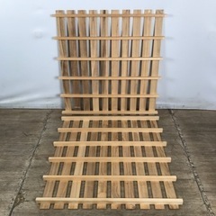 87 すのこ シングルベッド 2枚セットの画像