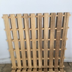 87 すのこ シングルベッド 2枚セットの画像
