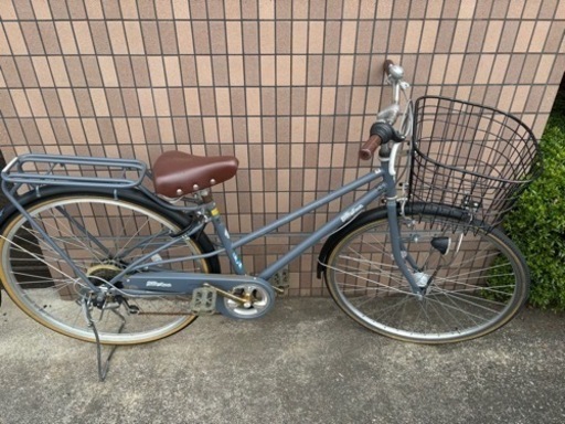 アサヒサイクル 自転車 6段変速 ギア付き オートライト