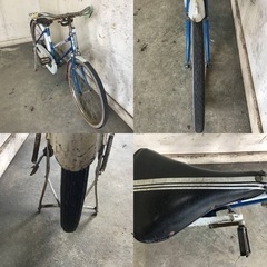 564★岐阜発　ヨコタの自転車/YOKOTA BICYCLE/自転車△22インチ/変速無し/昭和レトロ/サビ傷汚れ有り/劣化有り/走行確認/現状品　R5.10/16★yの画像