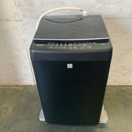 【Hisense】 ハイセンス 全自動電機洗濯機 5.5㎏  HW-G55E5KK 2018年製  J0127