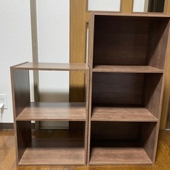 家具 収納家具 カラーボックス　2点
の画像