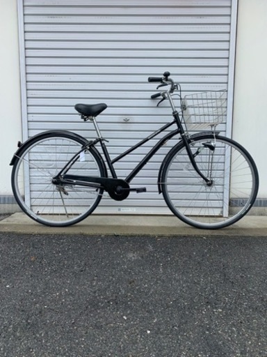 ☆前後タイヤ新古品☆   27型　LEDオートライトシティーサイクル　防犯登録料込価格︎‼︎