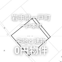 No.0122【岩手県一戸町】目の前に川が流れているお家、お譲り...