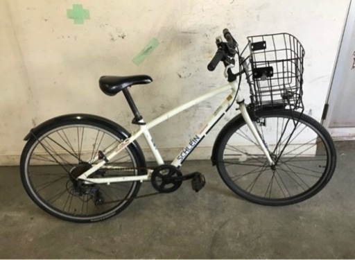 573□岐阜発　△BRIDGESTONE/子供用自転車/SCHLEIN/シュライン/24インチ/7段変速/走行確認/防犯有り/変速ボタン破損有り/現状品　R5.6/20□