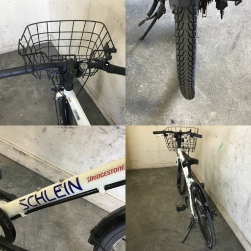 573□岐阜発　△BRIDGESTONE/子供用自転車/SCHLEIN/シュライン/24インチ/7段変速/走行確認/防犯有り/変速ボタン破損有り/現状品　R5.6/20□