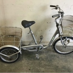 574● ⑤岐阜発　M.CLUB 大人用三輪車 自転車/前二輪/走行確認/サビ有り/キズ有り スイング有り スイングロック付き 現状品　R4.9/12の画像