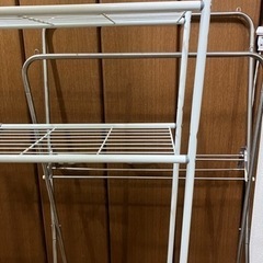 2つ　洗濯ラック　& ステンレス洗濯スチールラック