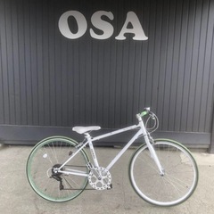 575◆クロスバイク 21technology 自転車 6段変速...