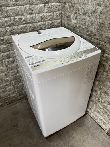 大阪送料無料★3か月保障付き★洗濯機★2021年★東芝★5.0kg★AW-5GA1★S-88