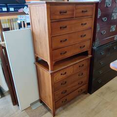 【愛品倶楽部柏店】東谷 4段5杯脚付きミドルチェスト ティンバーチェストの画像